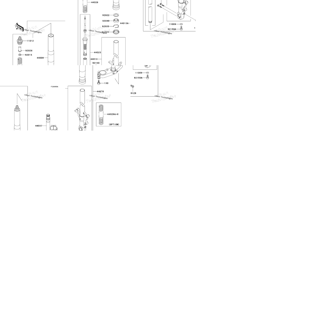 Optional Parts (Zx-7Rr Front Fork)