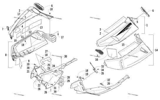 Skid Plate And Side Panel Assembly