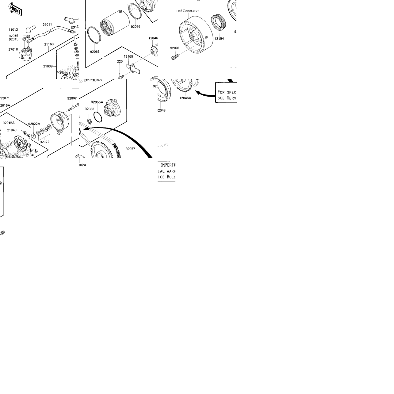 Starter Motor/Starter Clutch (-E/No. 017