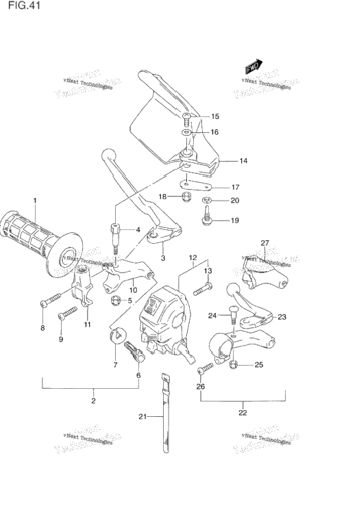 Left Handle Switch (Model L/M/N)
