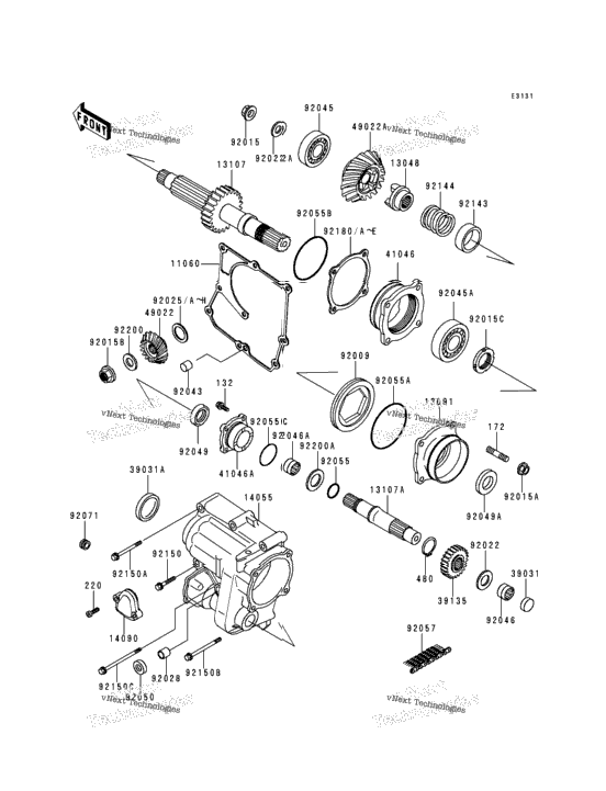 Front Bevel Gear
