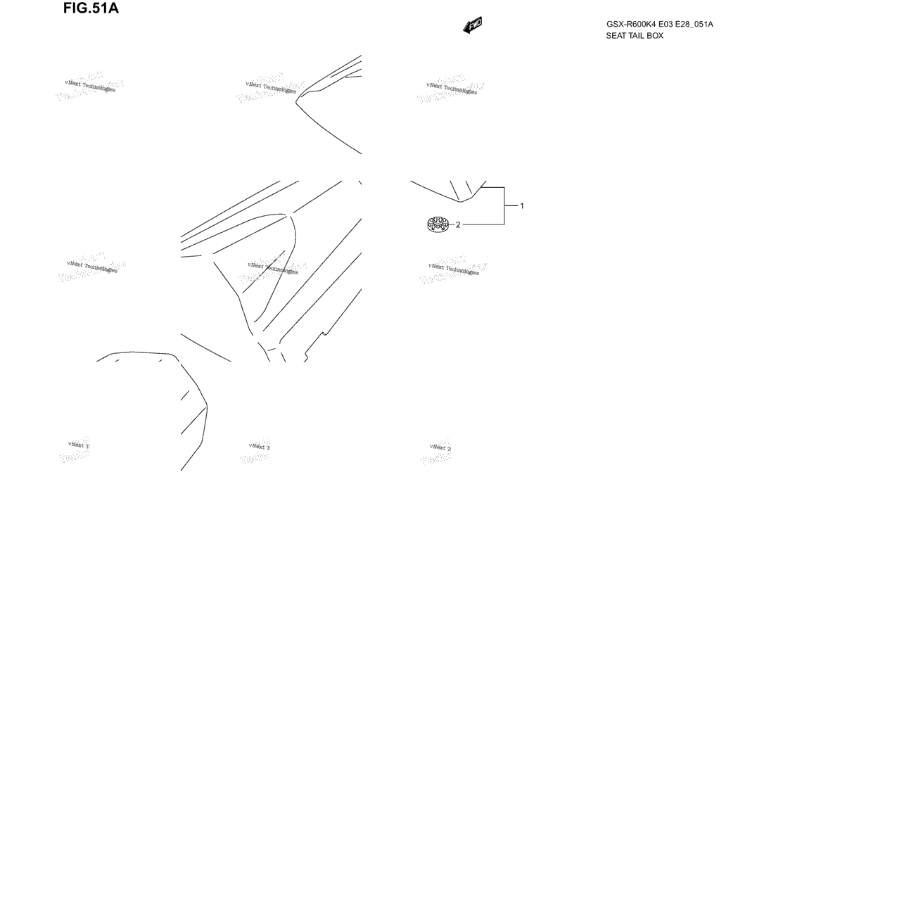 Seat Tail Box (Model K5)