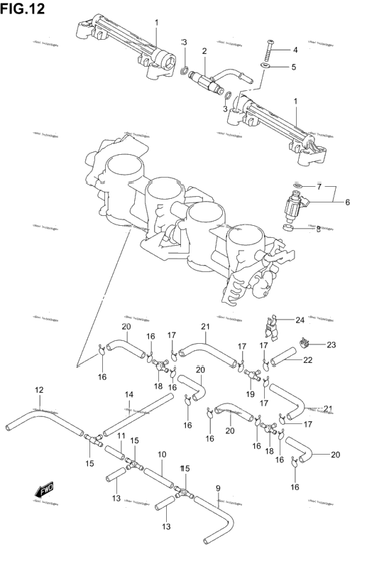 Throttle Body Hose/Joint