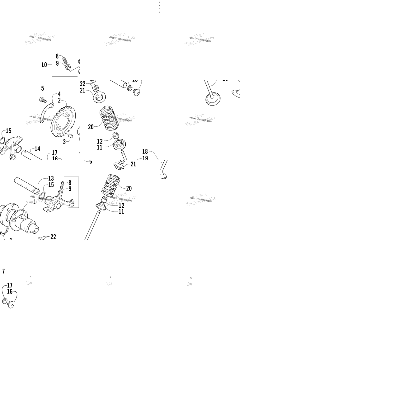 Camshaft/Valve Assembly