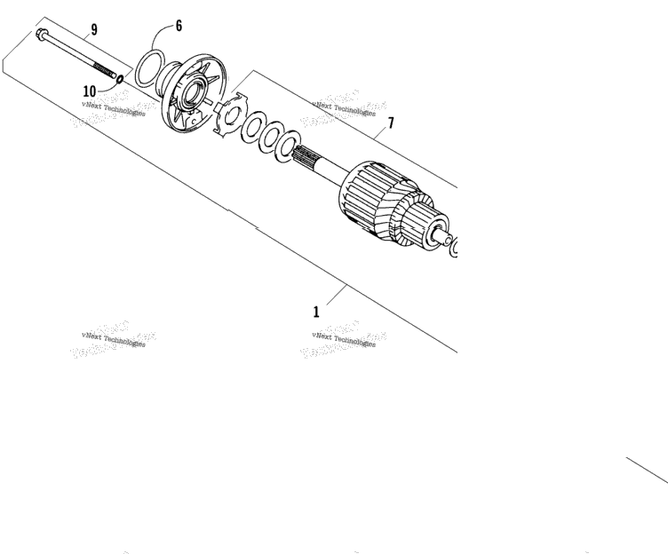 Starter Motor Assembly