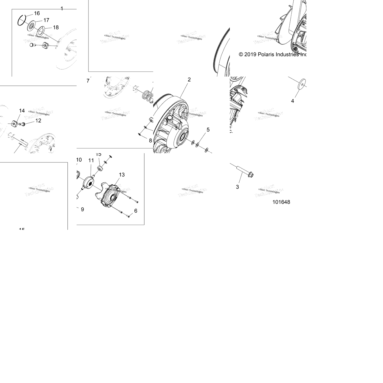 Drive Train, Secondary Clutch