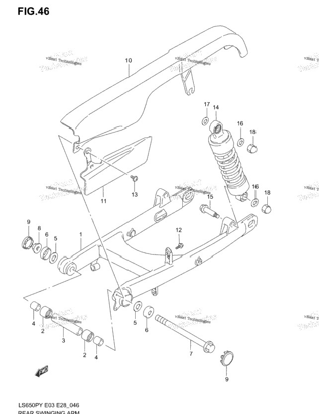 Rear Swinging Arm