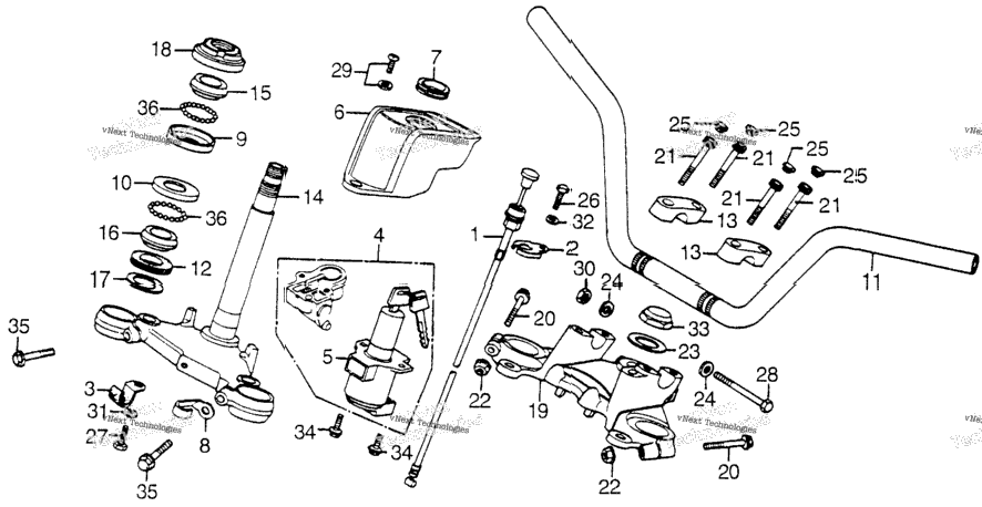 Handlebar + Top Bridge