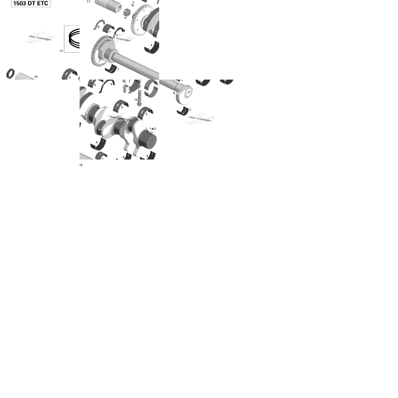 Crankshaft, Pistons And Balance Shaft