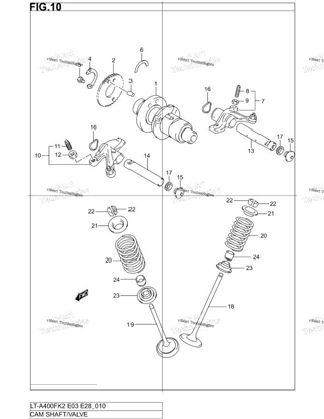 Cam Shaft - Valve