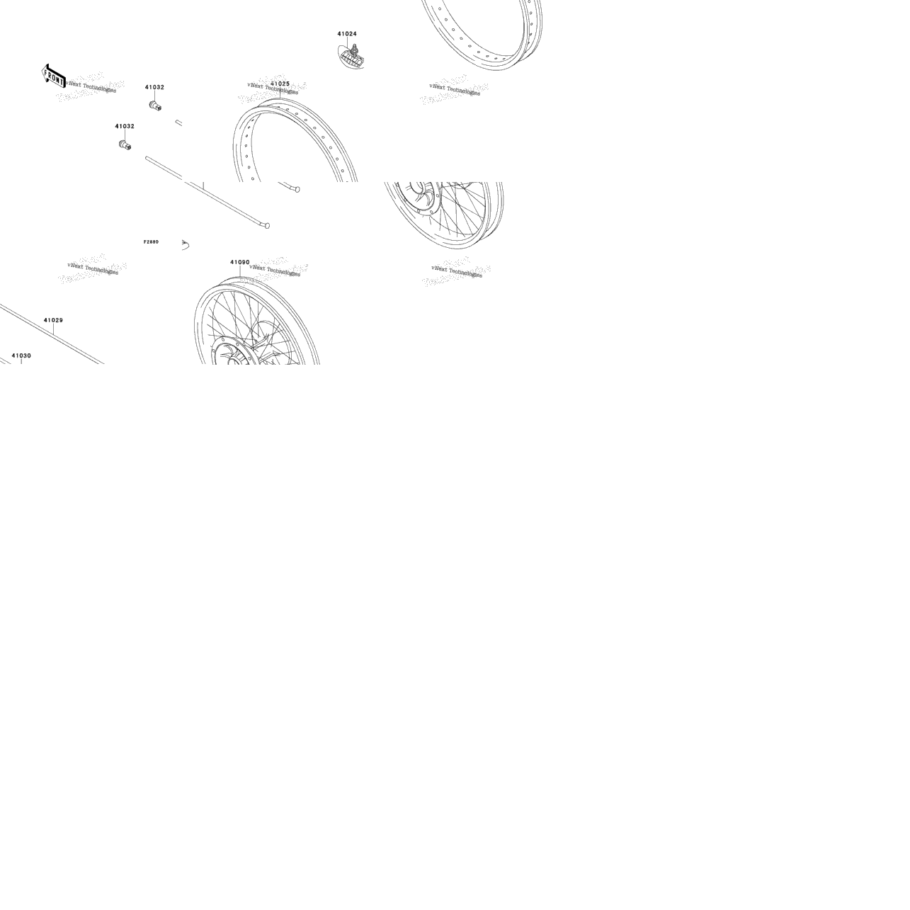Optional Parts (20In Front Wheel)