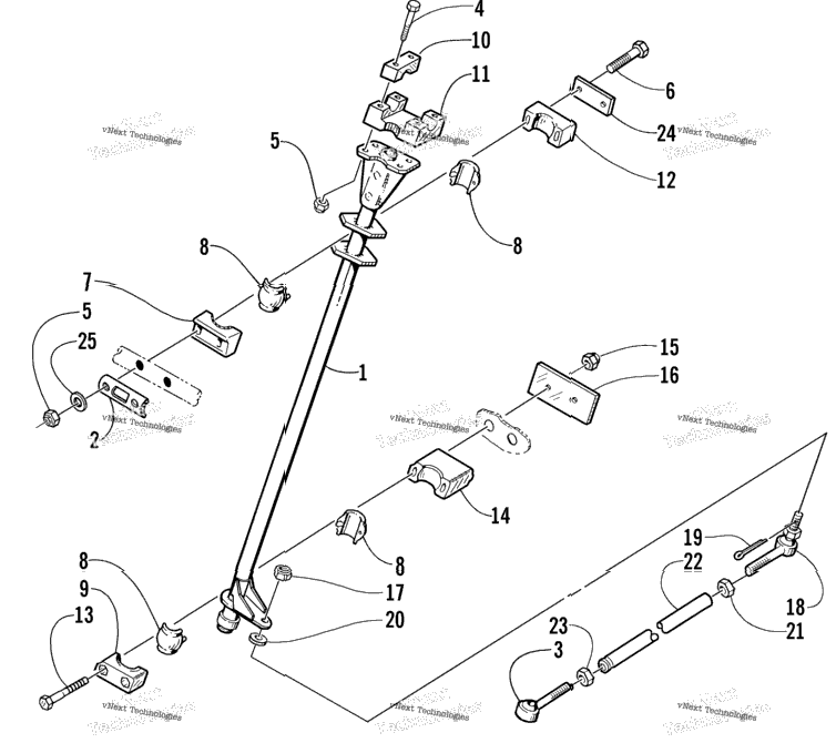 Steering Post Assembly