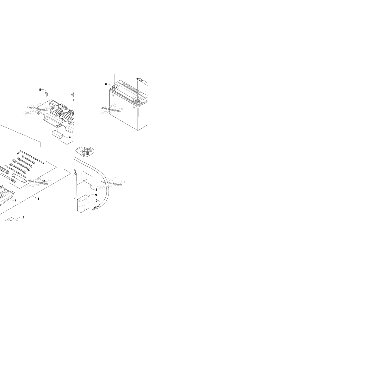 Battery And Starter Assembly