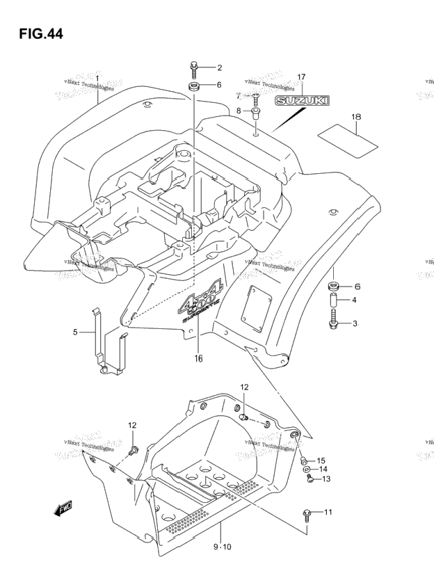 Rear Fender (Model K4)