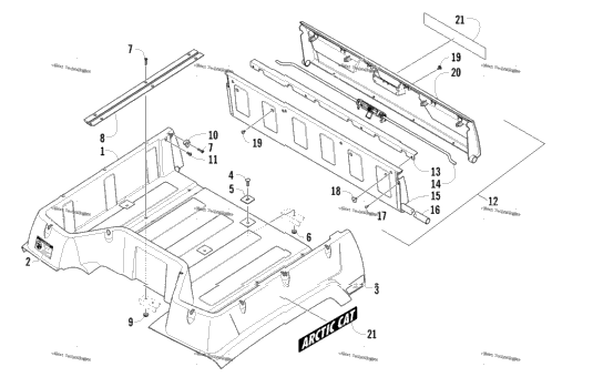 Cargo Box And Tailgate Assembly