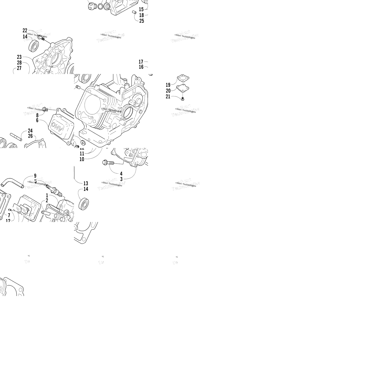 Cylinder And Crankcase