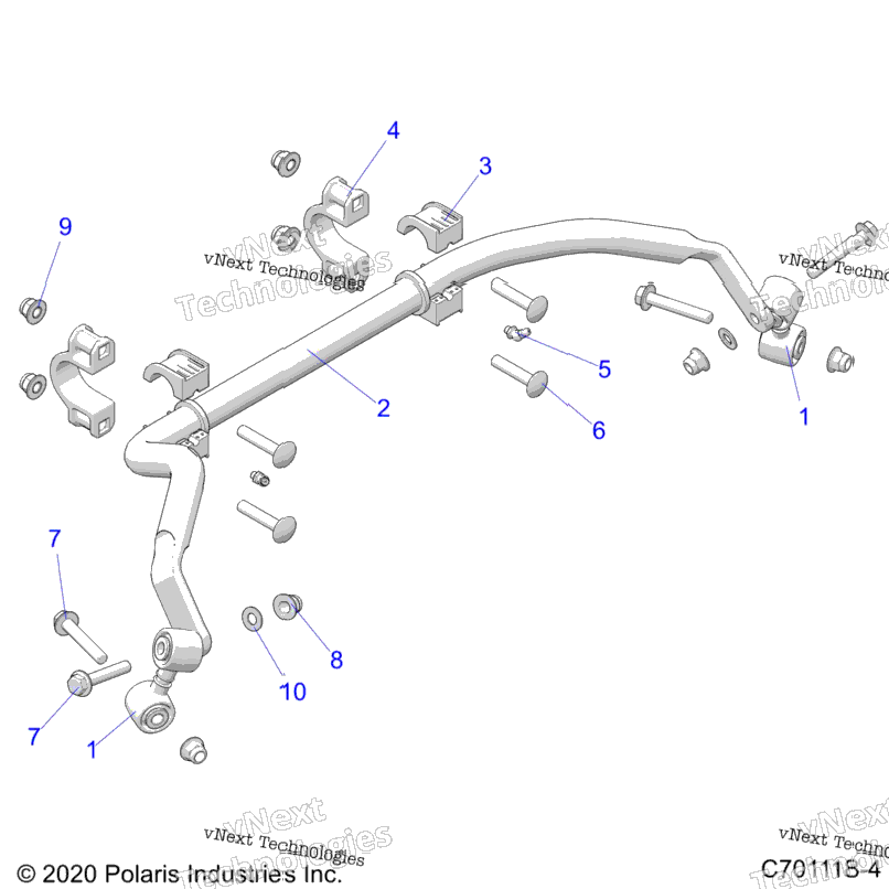 Suspension, Rear Stabilizer Bar