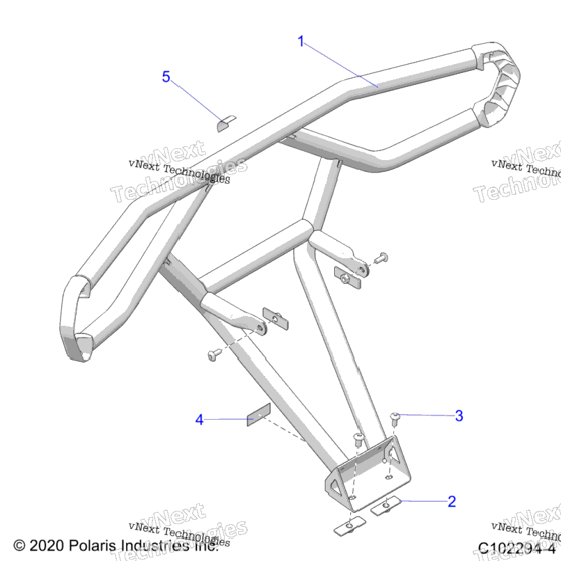 Body, Rear Bumper, Trail A22ses57c9/F9