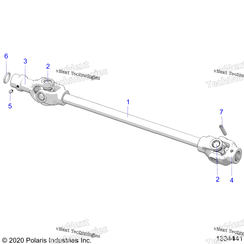Drive Train, Front Prop Shaft