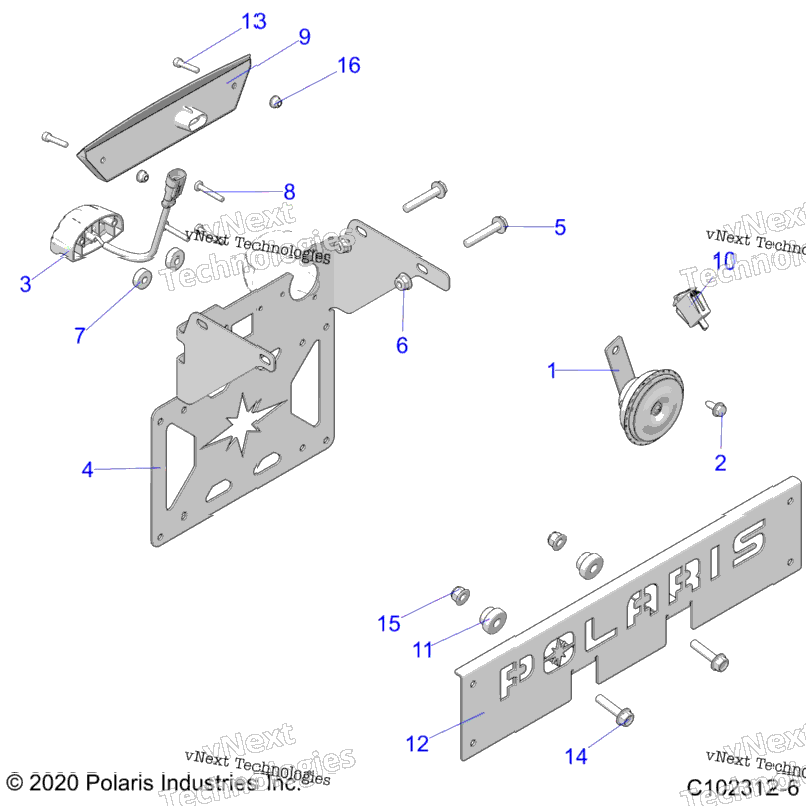 Electrical, Horn, Fog Light, & License Plate Light A22ses57f1/F2/F5/Fk/F9