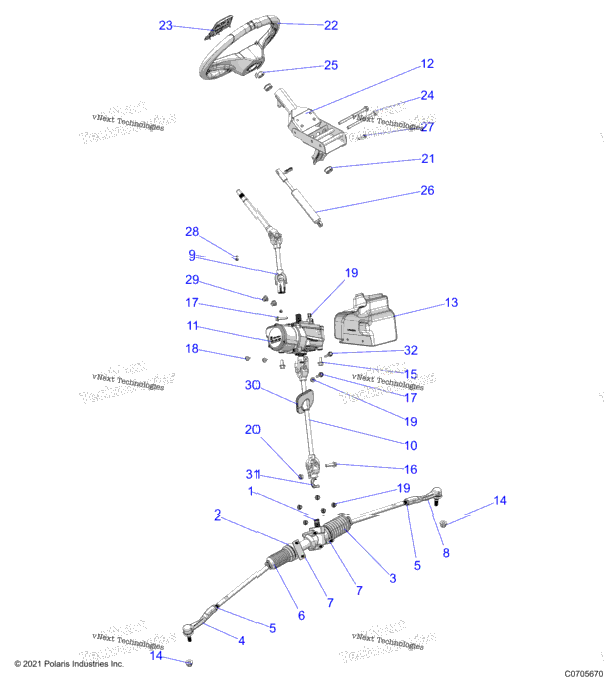 Steering, Steering Asm