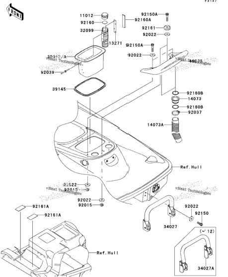 Hull Rear Fittings