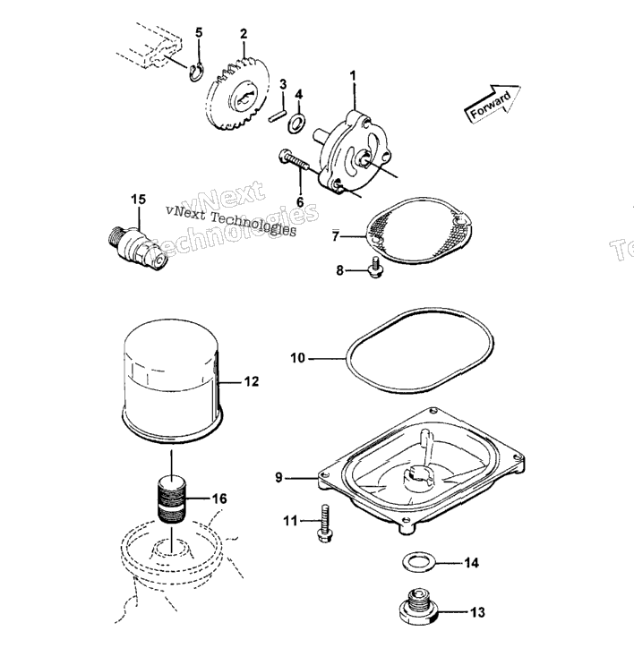 Oil Filter/Pump Assembly