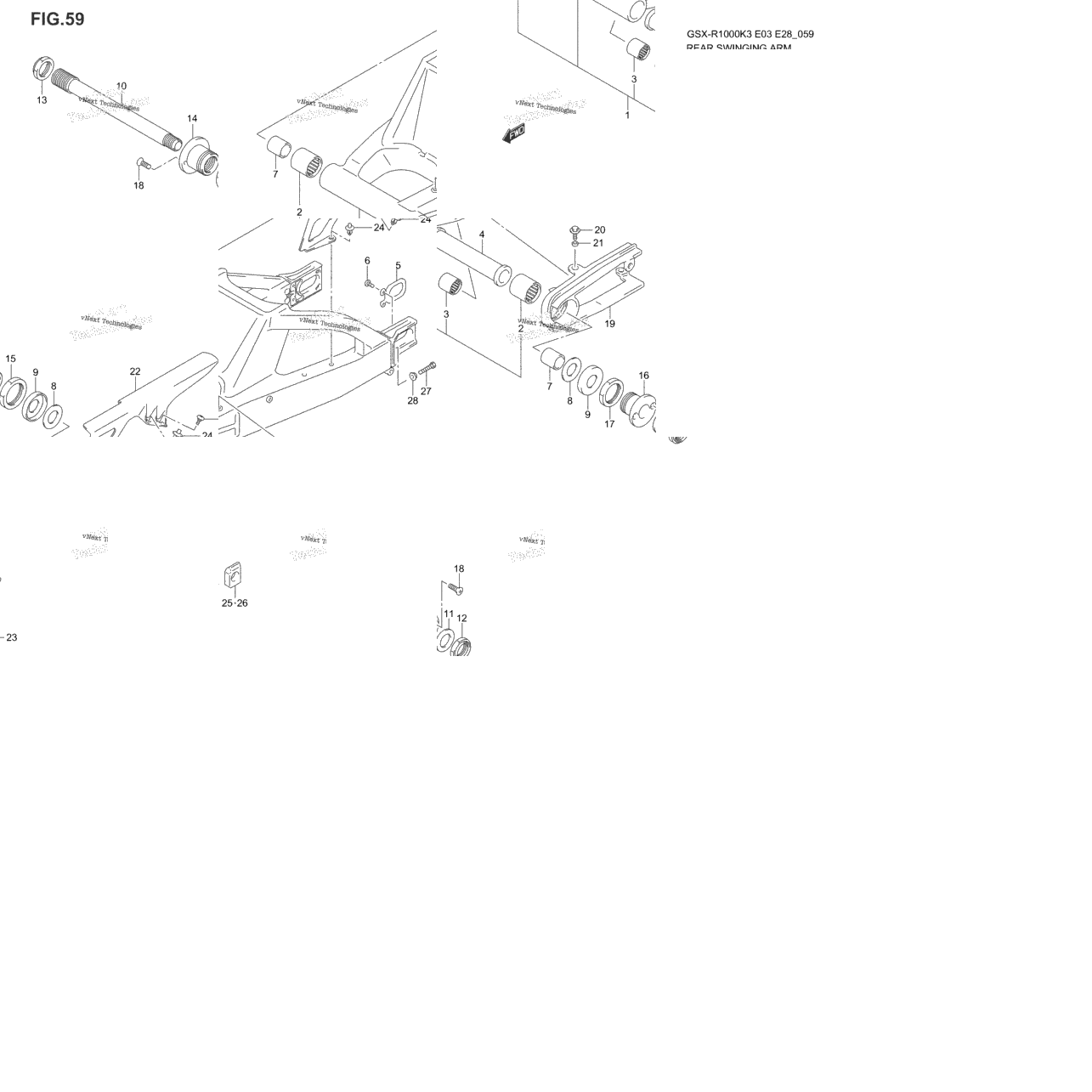 Rear Swinging Arm