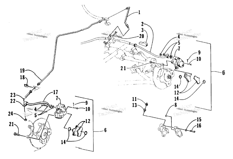 Hydraulic Brake Assembly