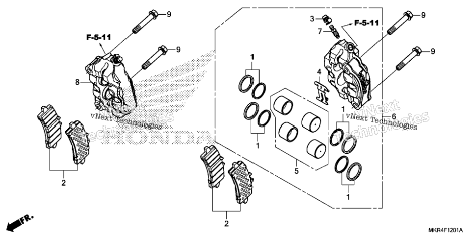 Front Brake Caliper (2)