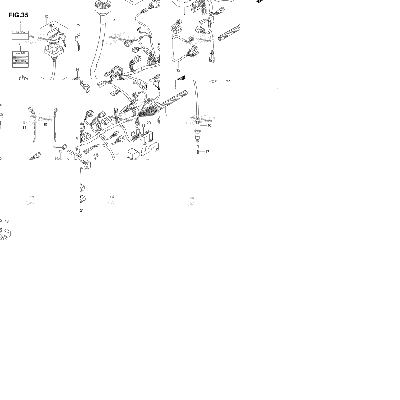 Wiring Harness (Model K6 %F.No.5Saap41a 67110000)