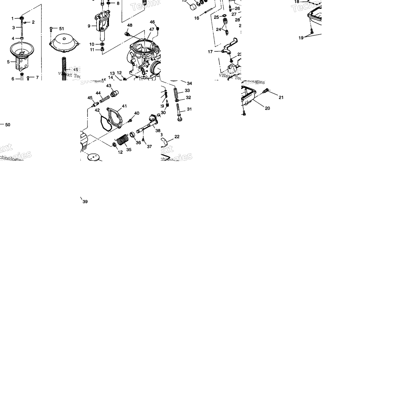 Arburetor W98h50a(D)(E)(F) (4950135013D011)