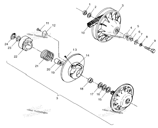 Driven Luth W98h50a(D)(E)(F) (4950135013C005)