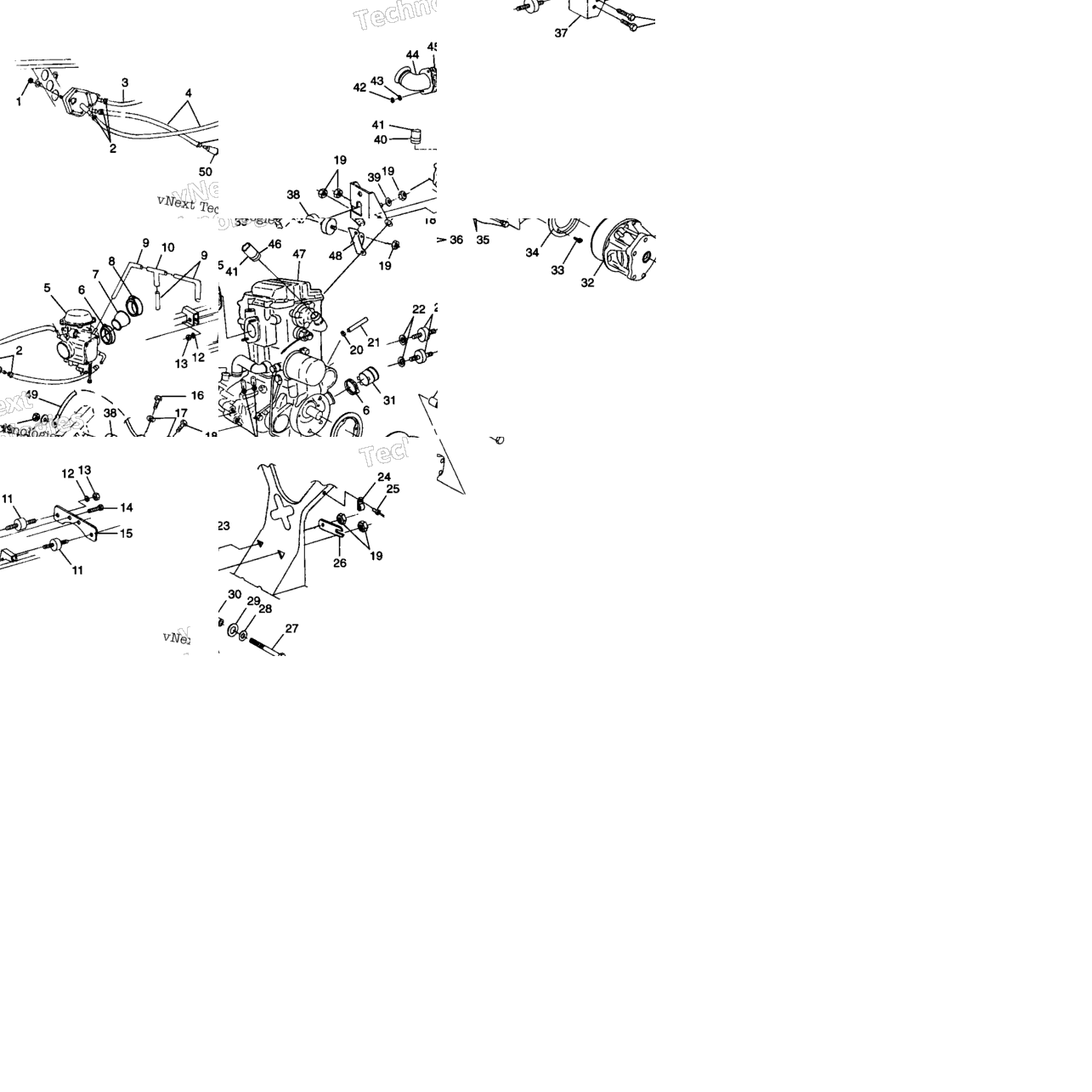 Engine Mounting W98h50a(D)(E)(F) (4950135013A013)
