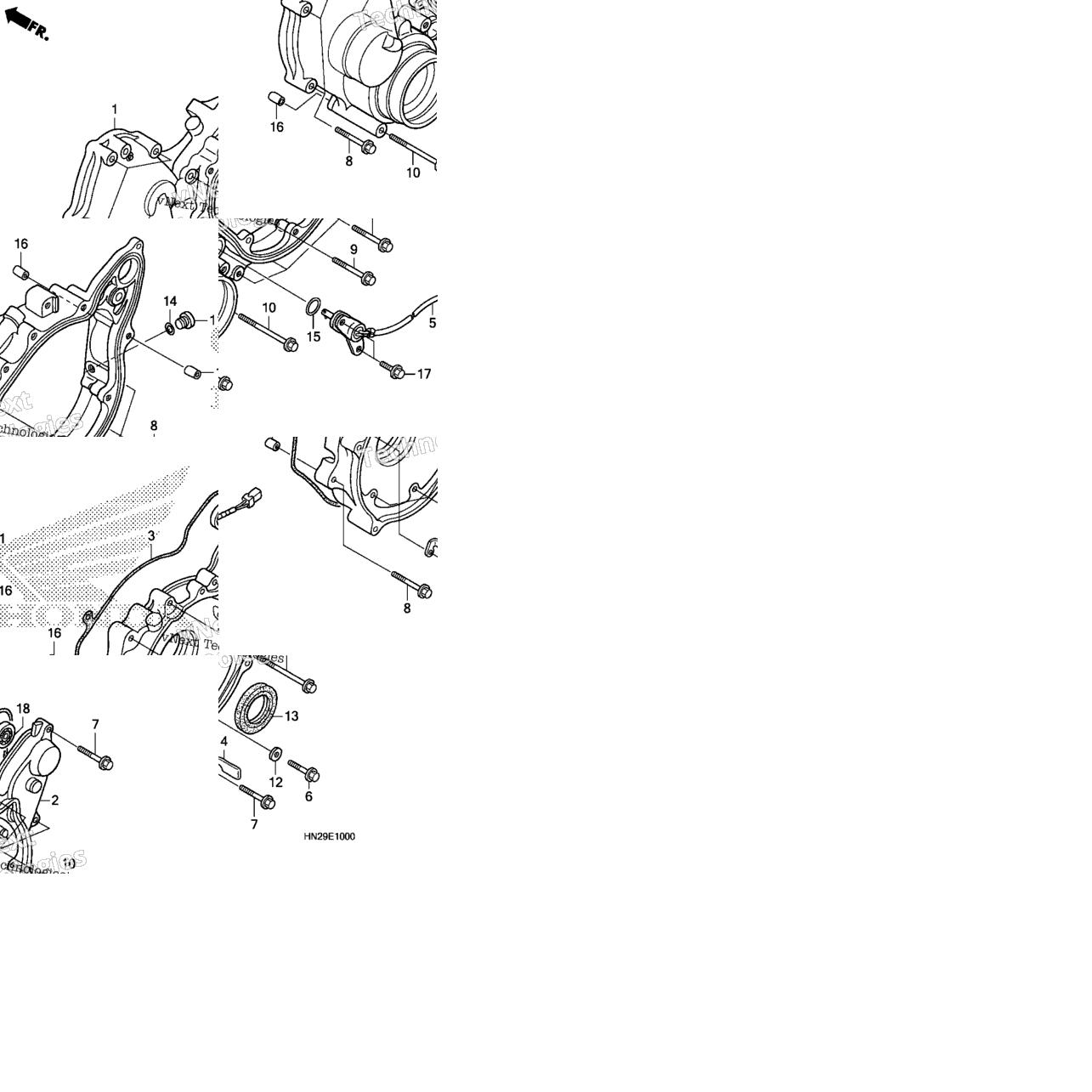 Rear Crankcase Cover