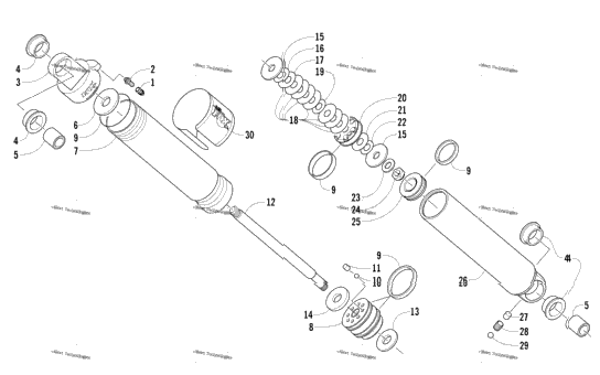 Rear Suspension Rear Arm Shock Absorber