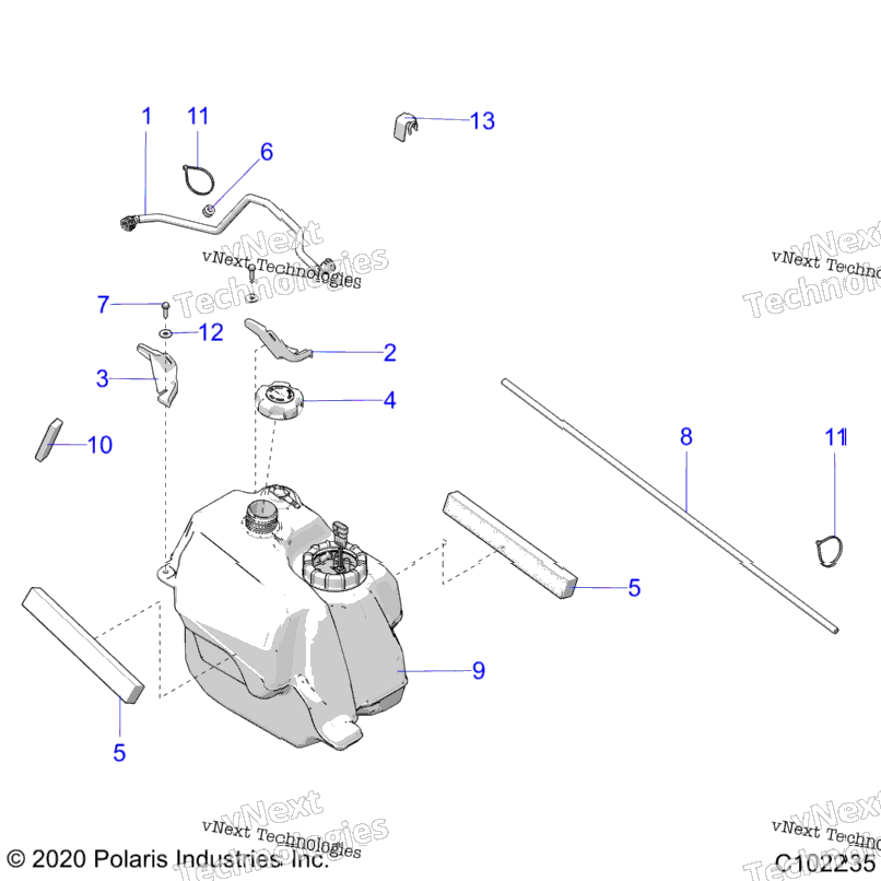 Fuel System, Fuel Tank Asm