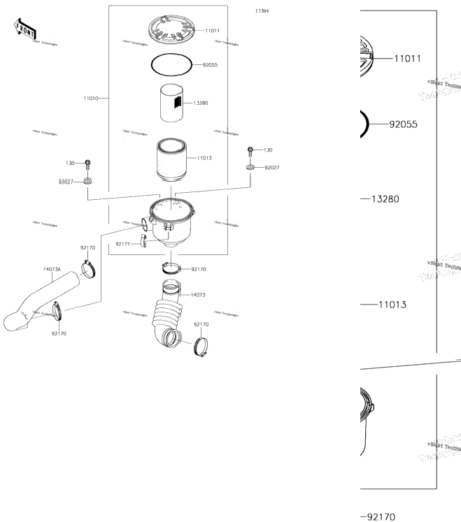 Air Cleaner-Belt Converter
