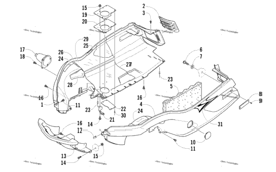 Belly Pan And Front Bumper Assembly