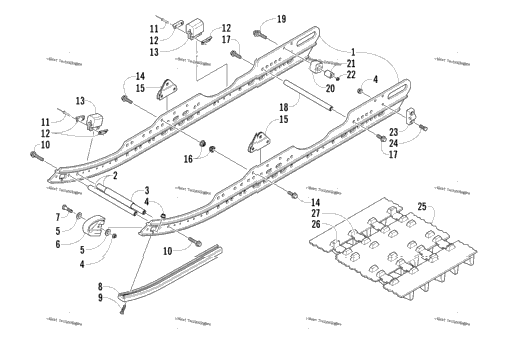 Slide Rail And Track Assembly