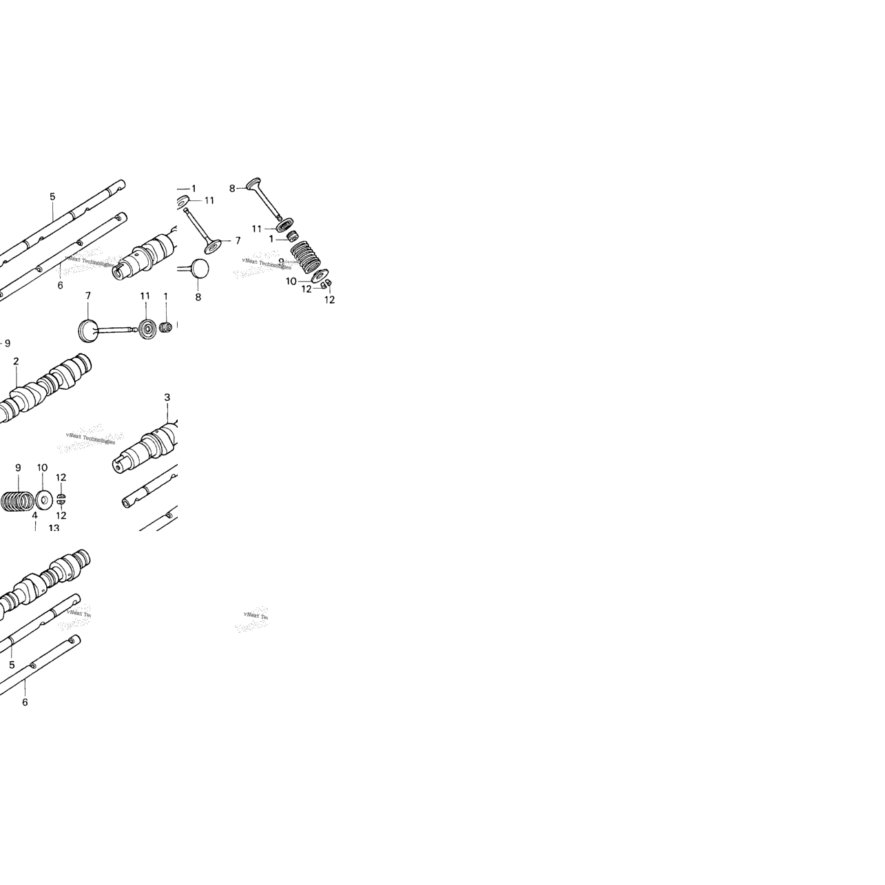 Camshaft + Valve