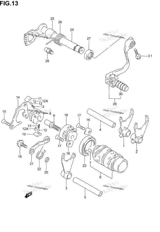 Gear Shifting (Model K2/K3/K4)