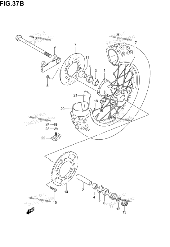 Rear Wheel (Rm85k4)