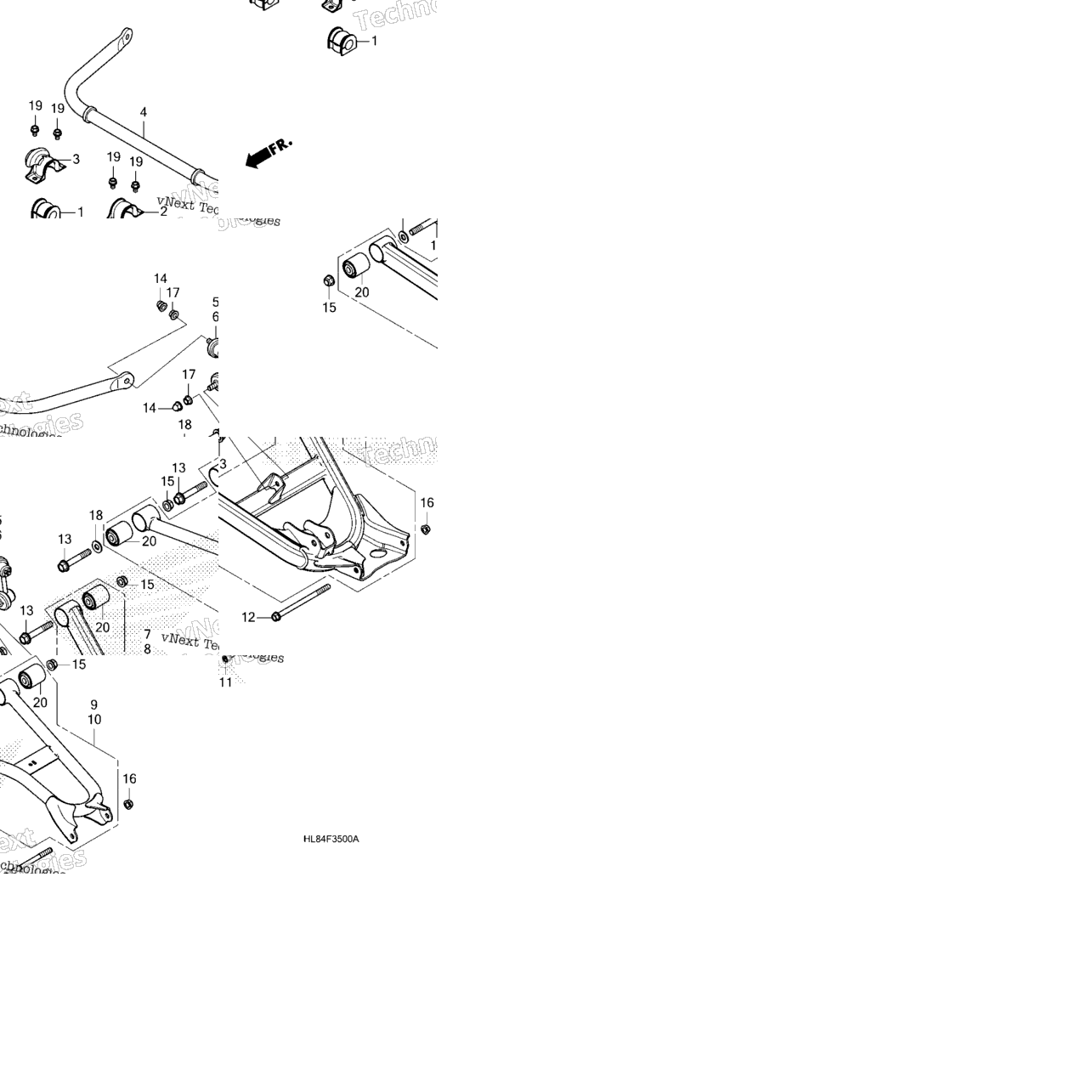 Rear Arm@Rear Stabilizer