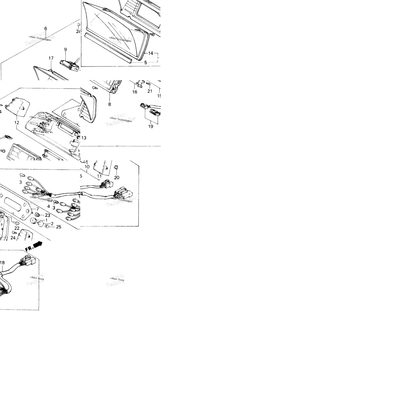 A/ Se-Ispeedometer + Tachometer 86-87