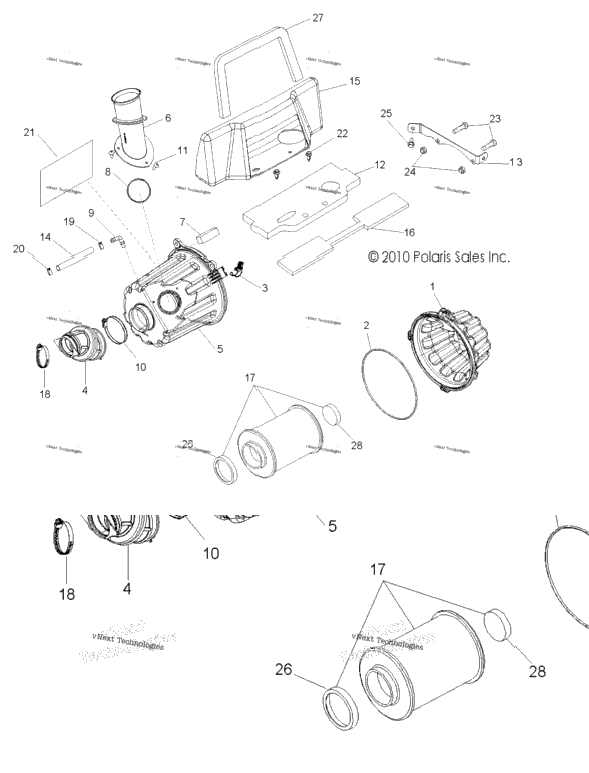 Engine, Air Intake System