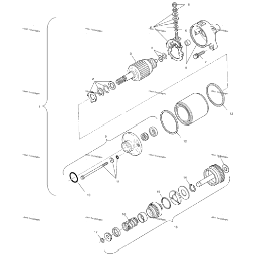 Starting Motor A01ch50eb