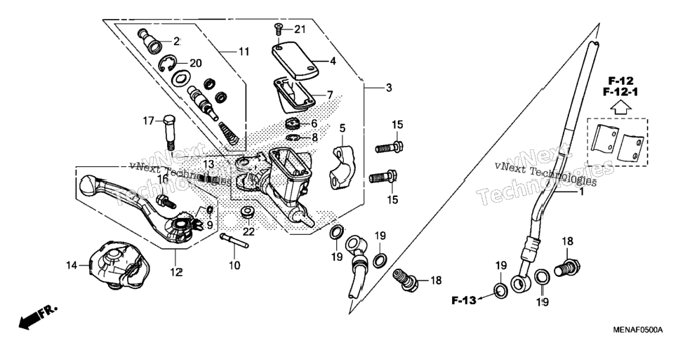 Front Brake Master Cylinder