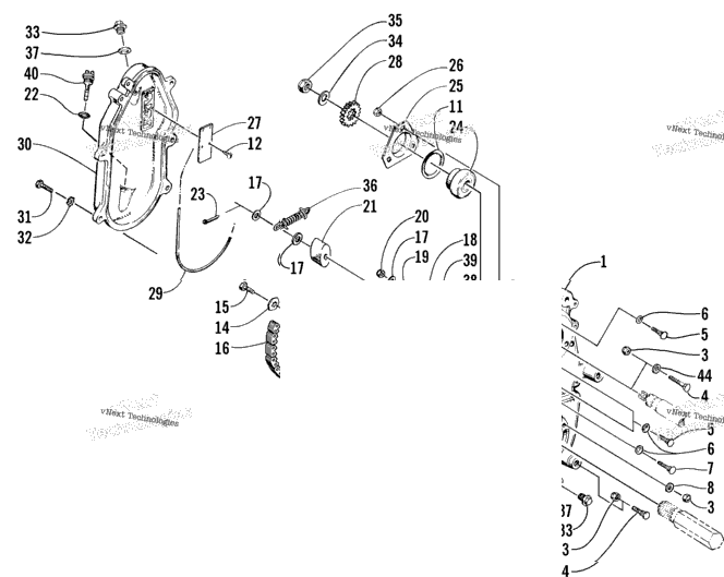 Drive/Dropcase Assembly
