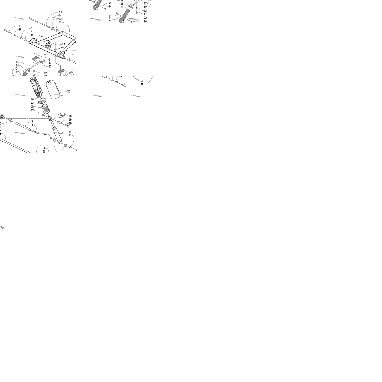 Rear Suspension Front Arm Assembly